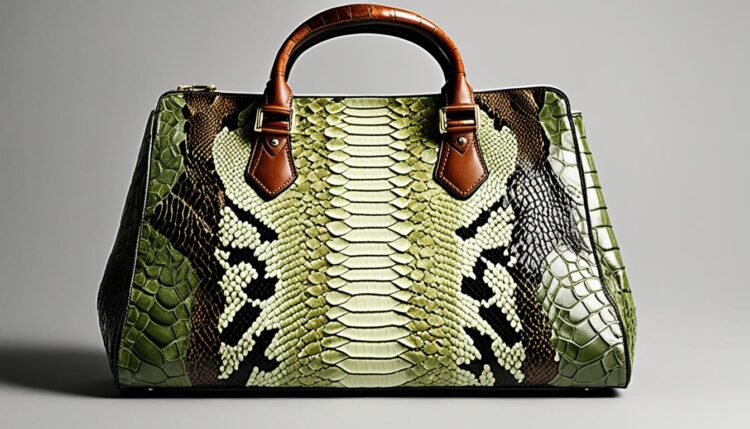 Exotische Materialien für Taschen